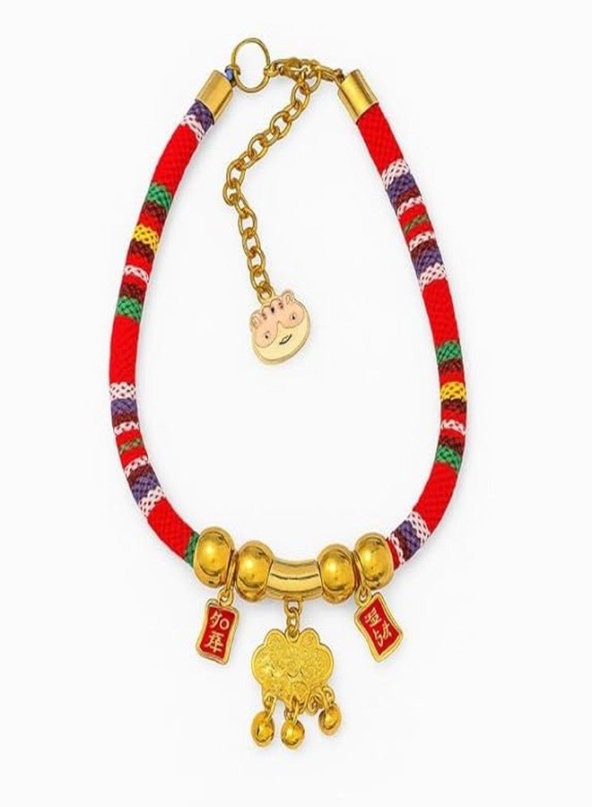 KittuPet 1 pcs Dog Collar with Bells for Small Dogs, Cute Rainbow Flower Necklace for Puppies/Cats, Adjustable Necklace for Female Dogs Kitten Suitable for All Breeds Random Color Size Extra Small - Image 3